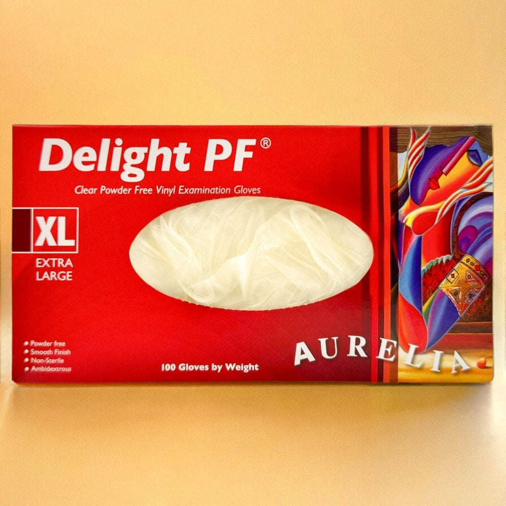 Delight - Vinyl Gloves - Powder Free