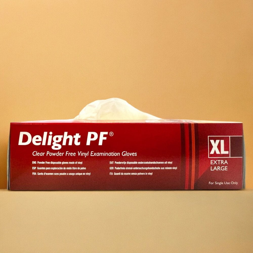 Delight - Vinyl Gloves - Powder Free