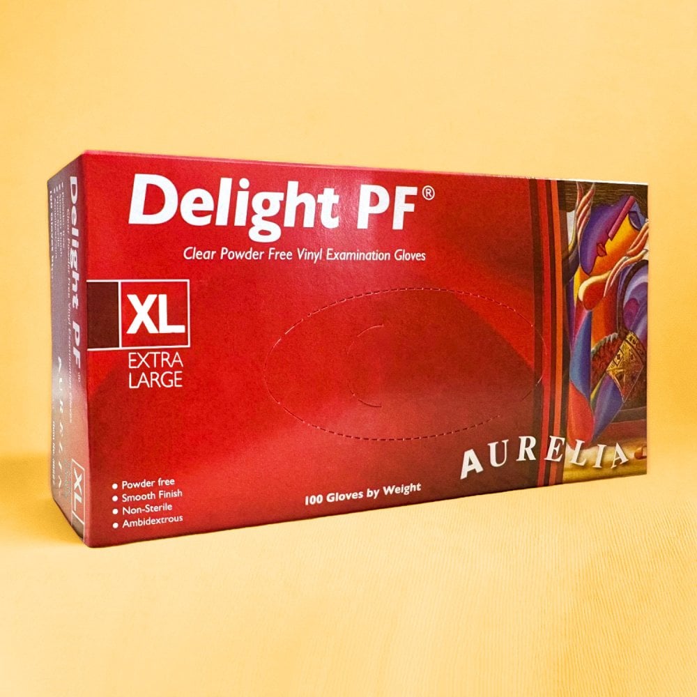 Delight - Vinyl Gloves - Powder Free