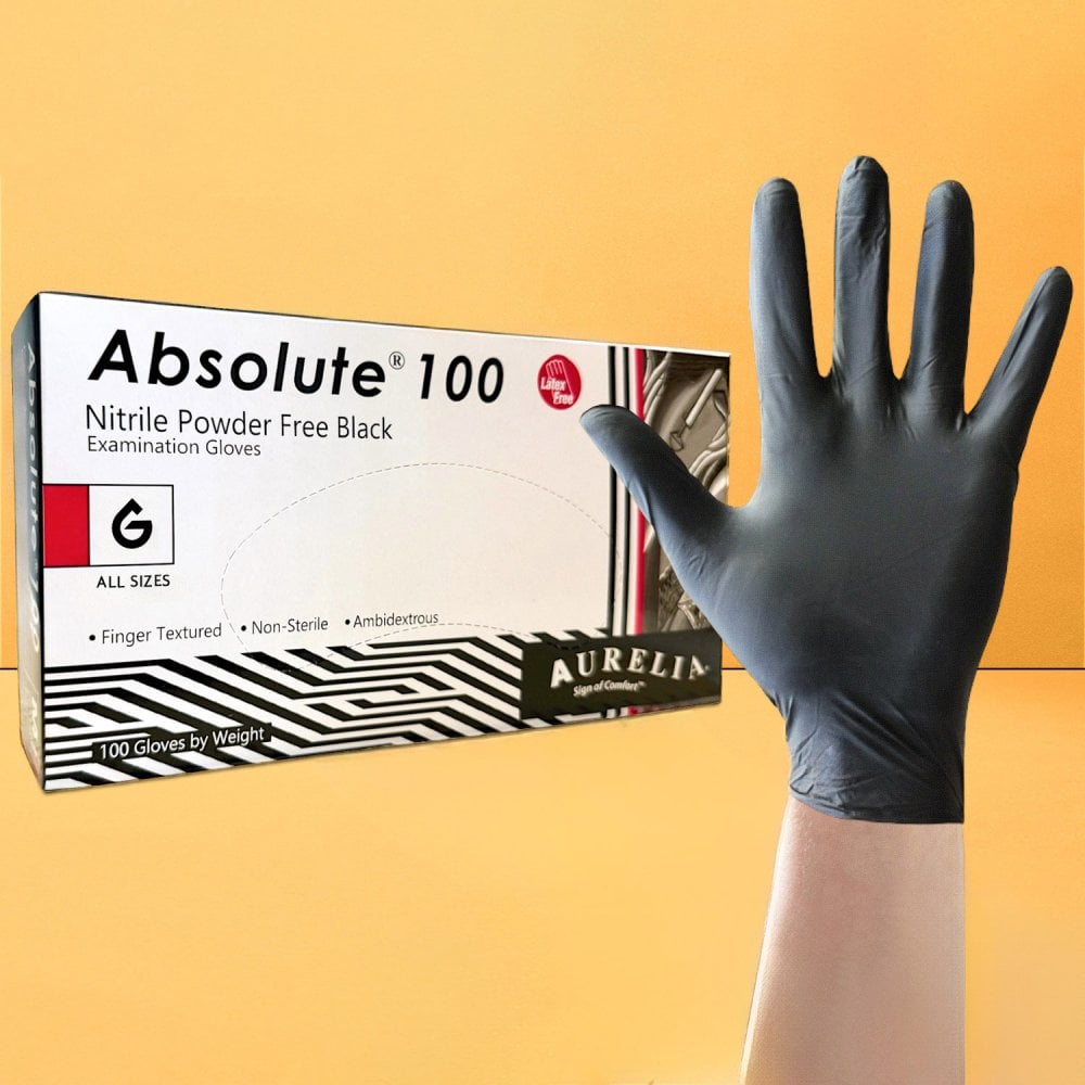 Absolute - Black Nitrile Gloves