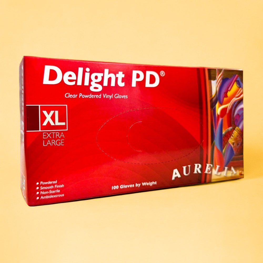 Delight - Vinyl Gloves - Powdered