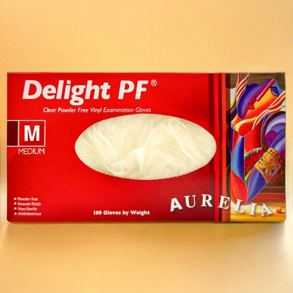 Delight - Vinyl Gloves - Powder Free