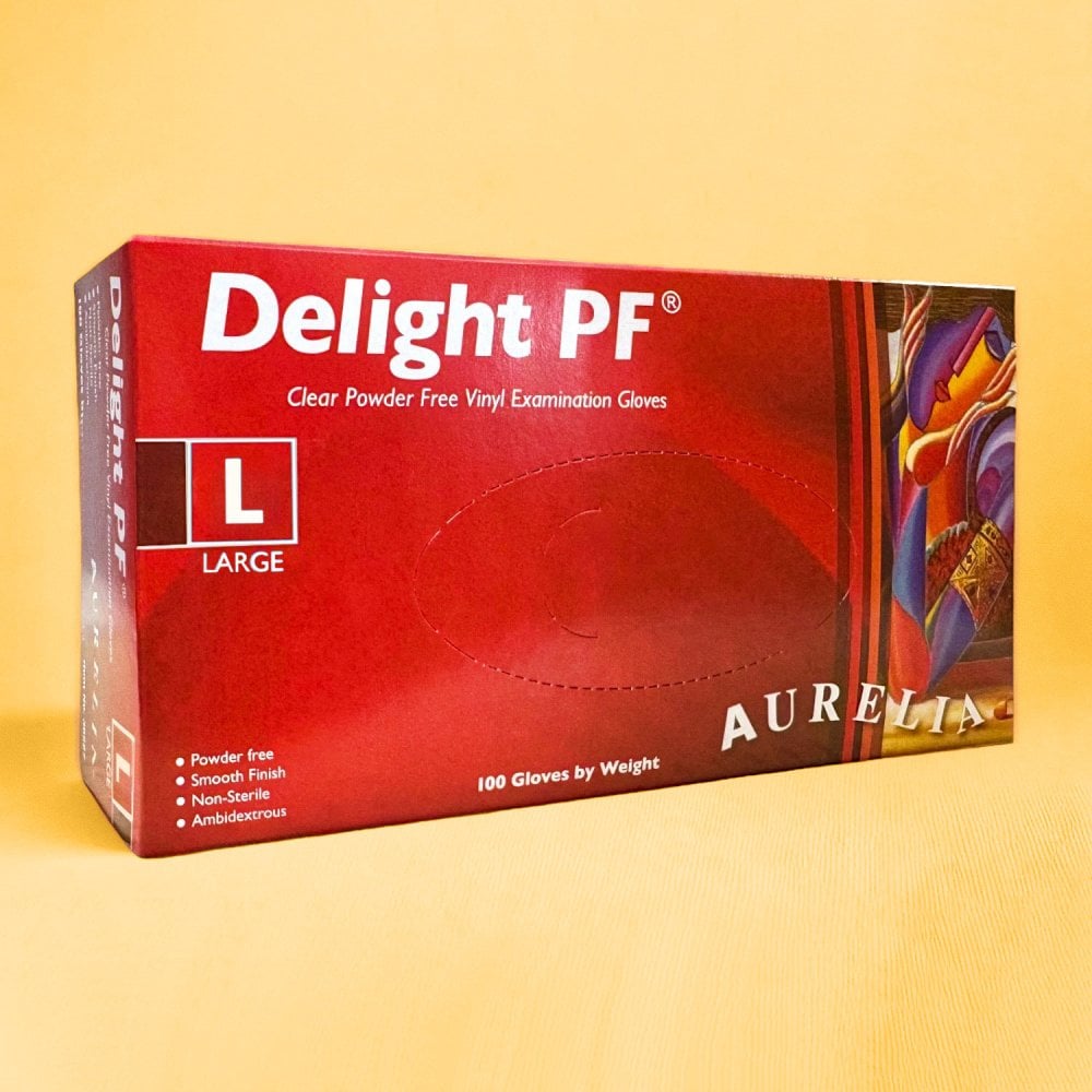 Delight - Vinyl Gloves - Powder Free
