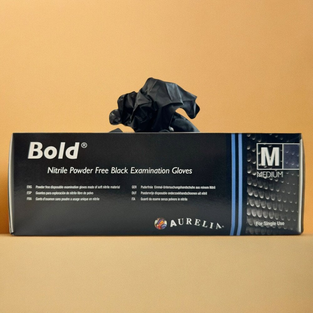 Bold - Black Nitrile Gloves