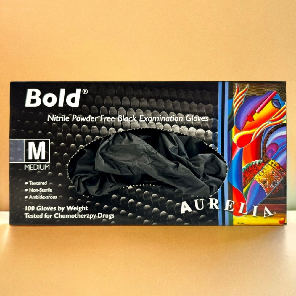 Bold - Black Nitrile Gloves