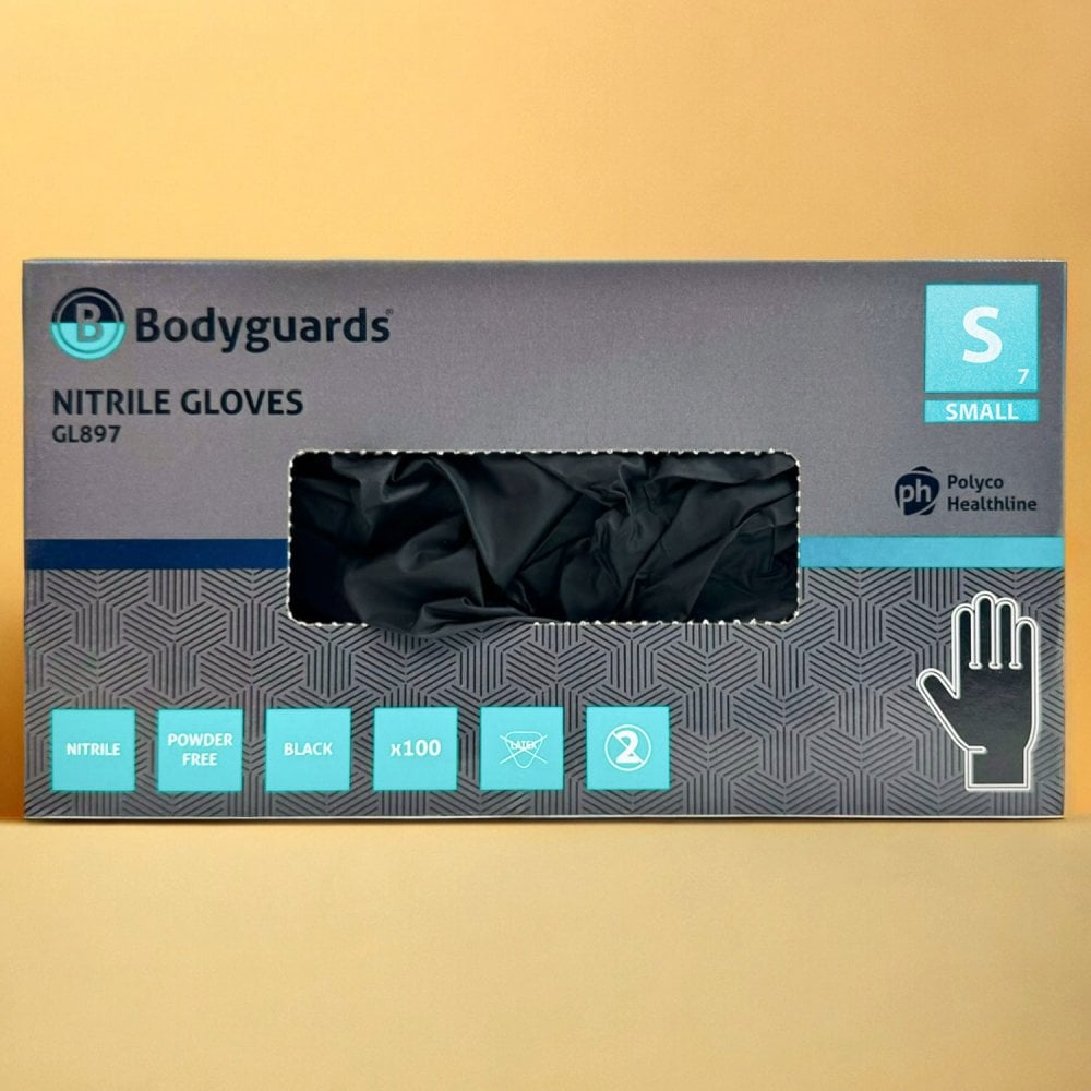 Black Nitrile Gloves