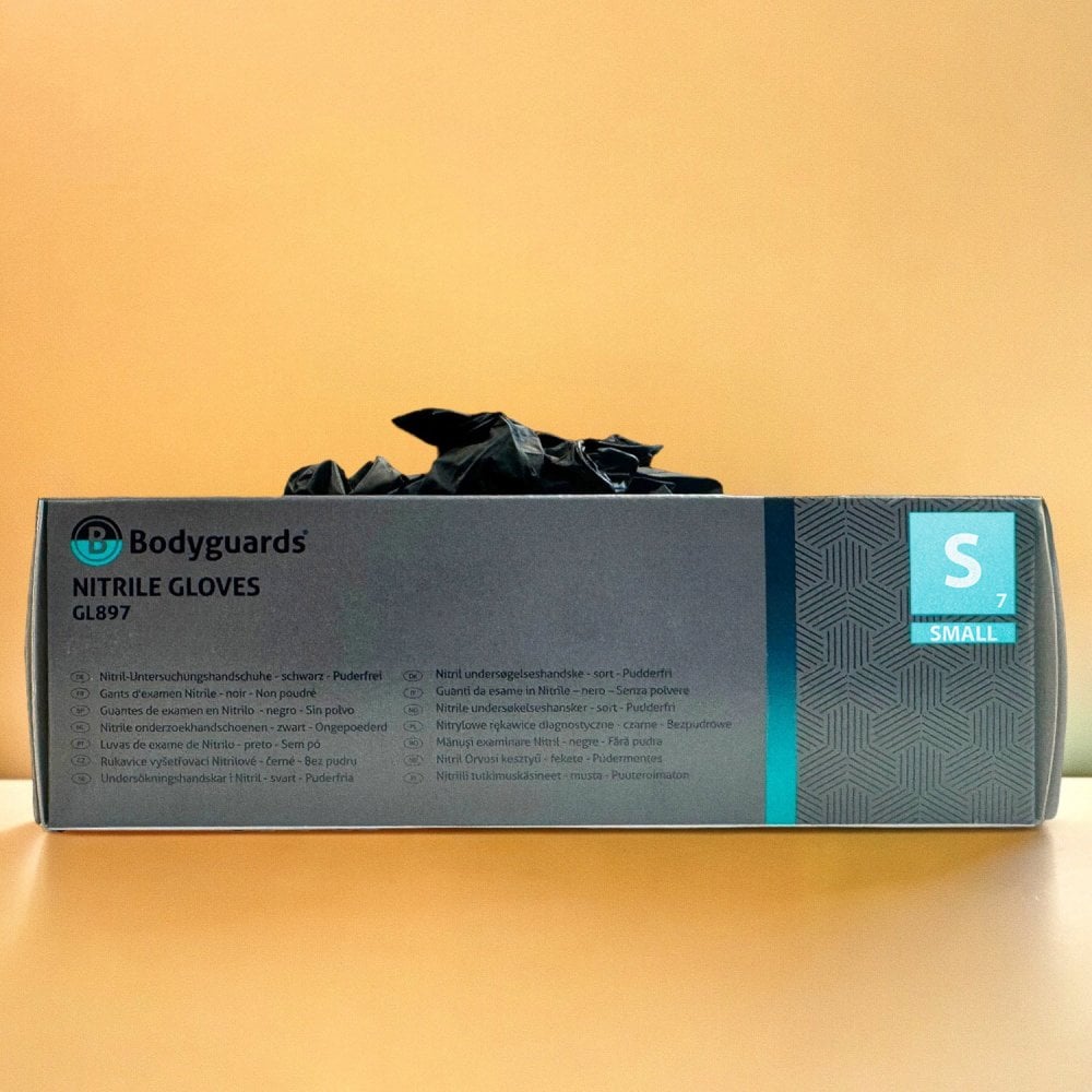 Black Nitrile Gloves