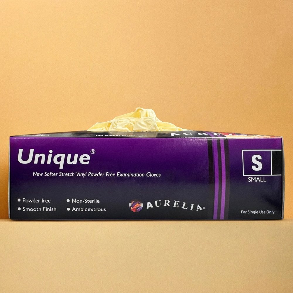 Unique - Synthetic Vinyl Gloves - Powder Free