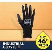 PU Flex Palm Coated Handling Gloves