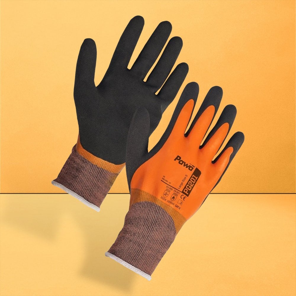 Nitrile Palm Coated Breathable Handling Gloves