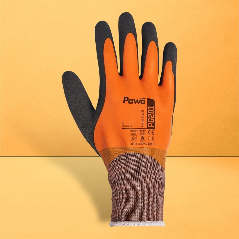 Nitrile Palm Coated Breathable Handling Gloves