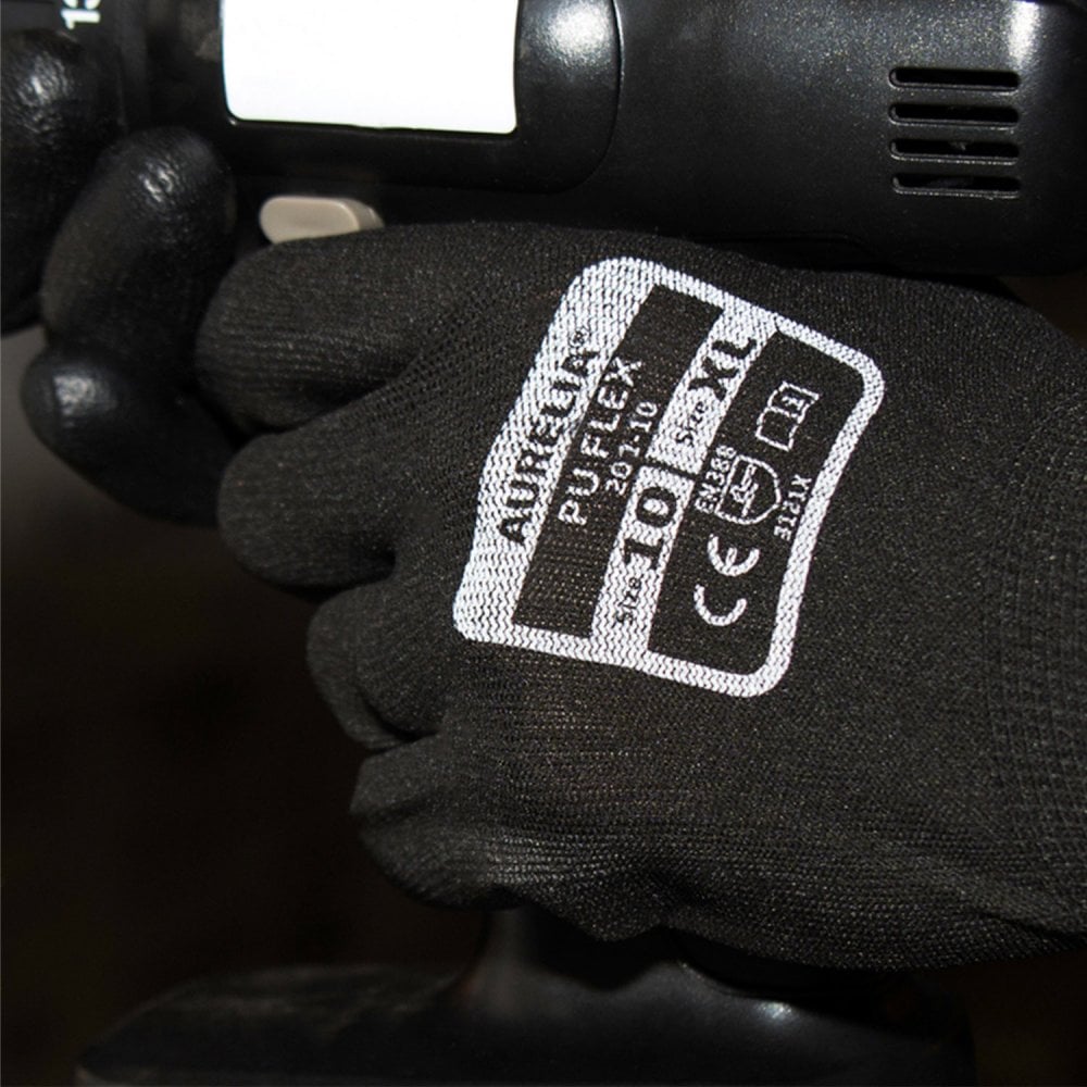 PU Flex Palm Coated Handling Gloves