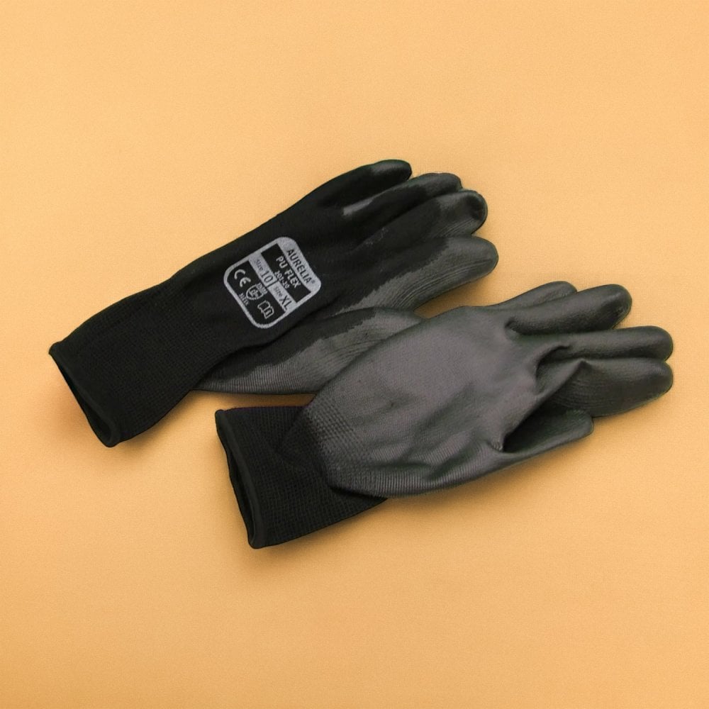 PU Flex Palm Coated Handling Gloves