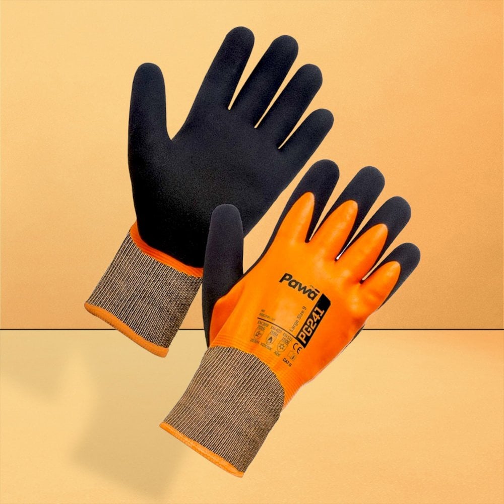 Nitrile Palm Coated Breathable Handling Gloves