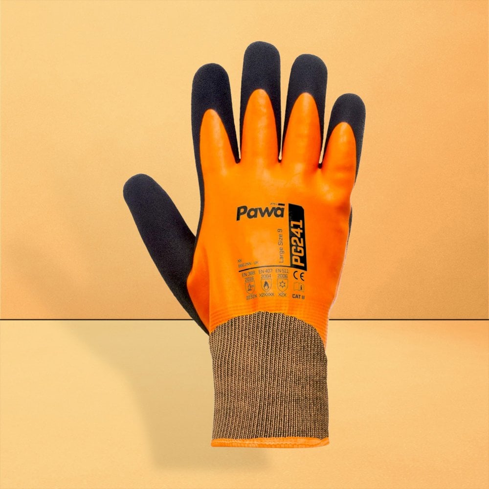 Nitrile Palm Coated Breathable Handling Gloves