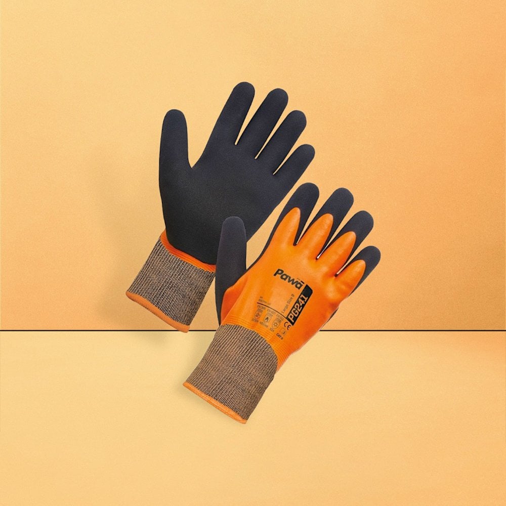 Nitrile Palm Coated Breathable Handling Gloves