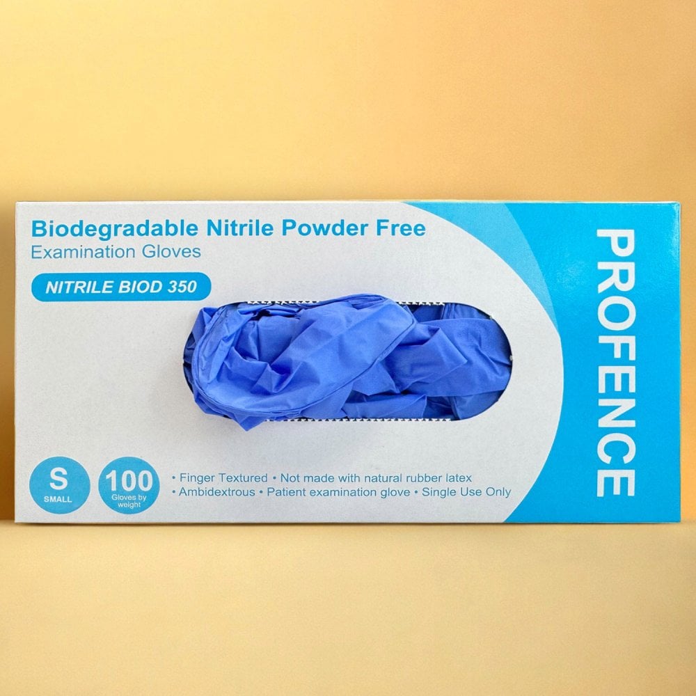 Biodegradable - Nitrile Gloves - Powder Free