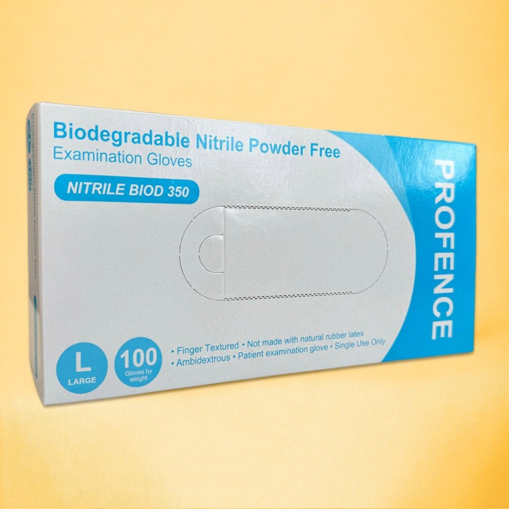 Biodegradable - Nitrile Gloves - Powder Free