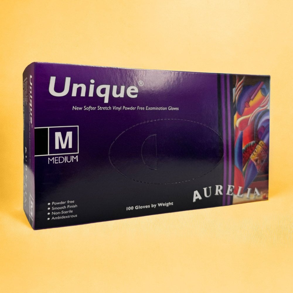 Unique - Synthetic Vinyl Gloves - Powder Free