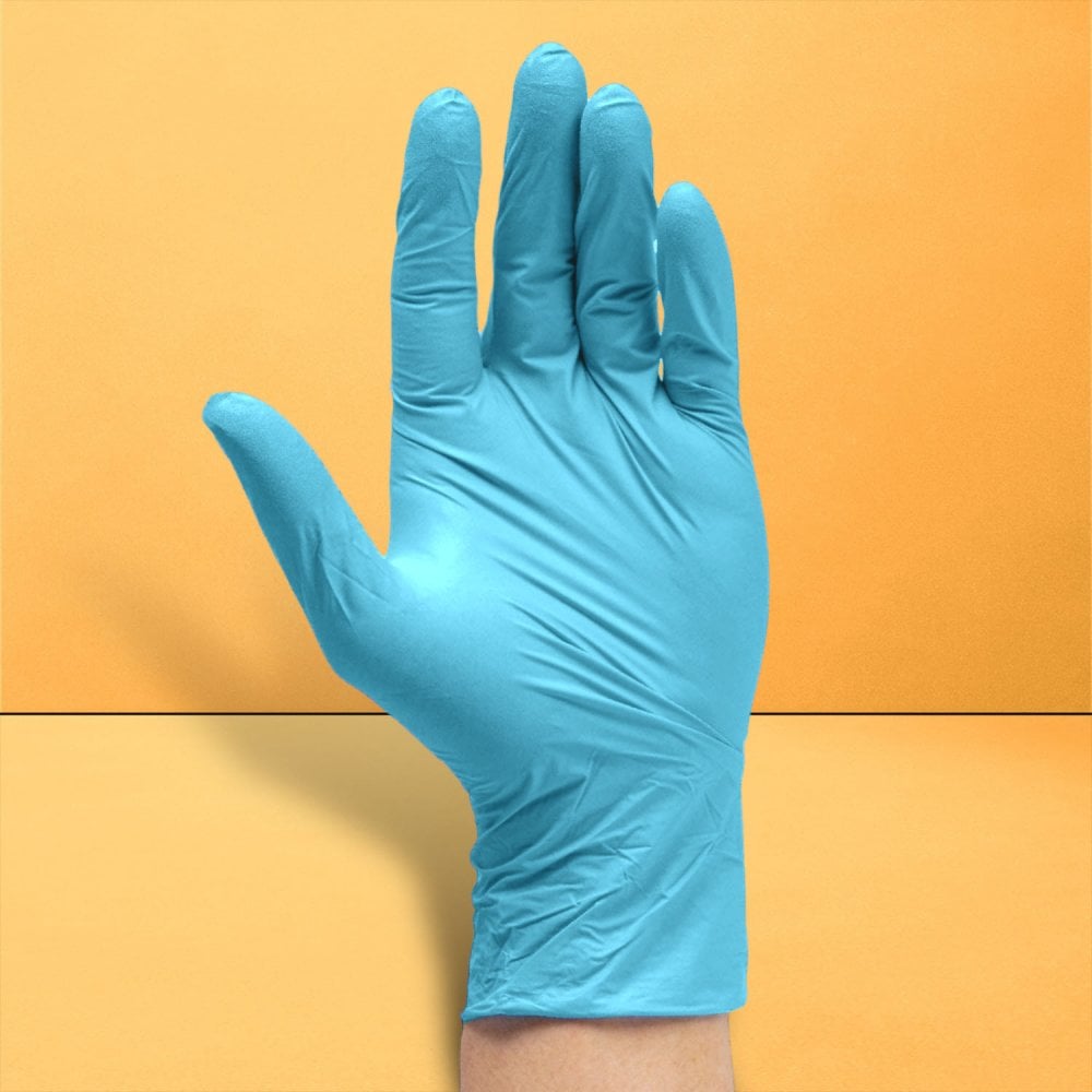 Blue Nitrile Gloves - Powder Free