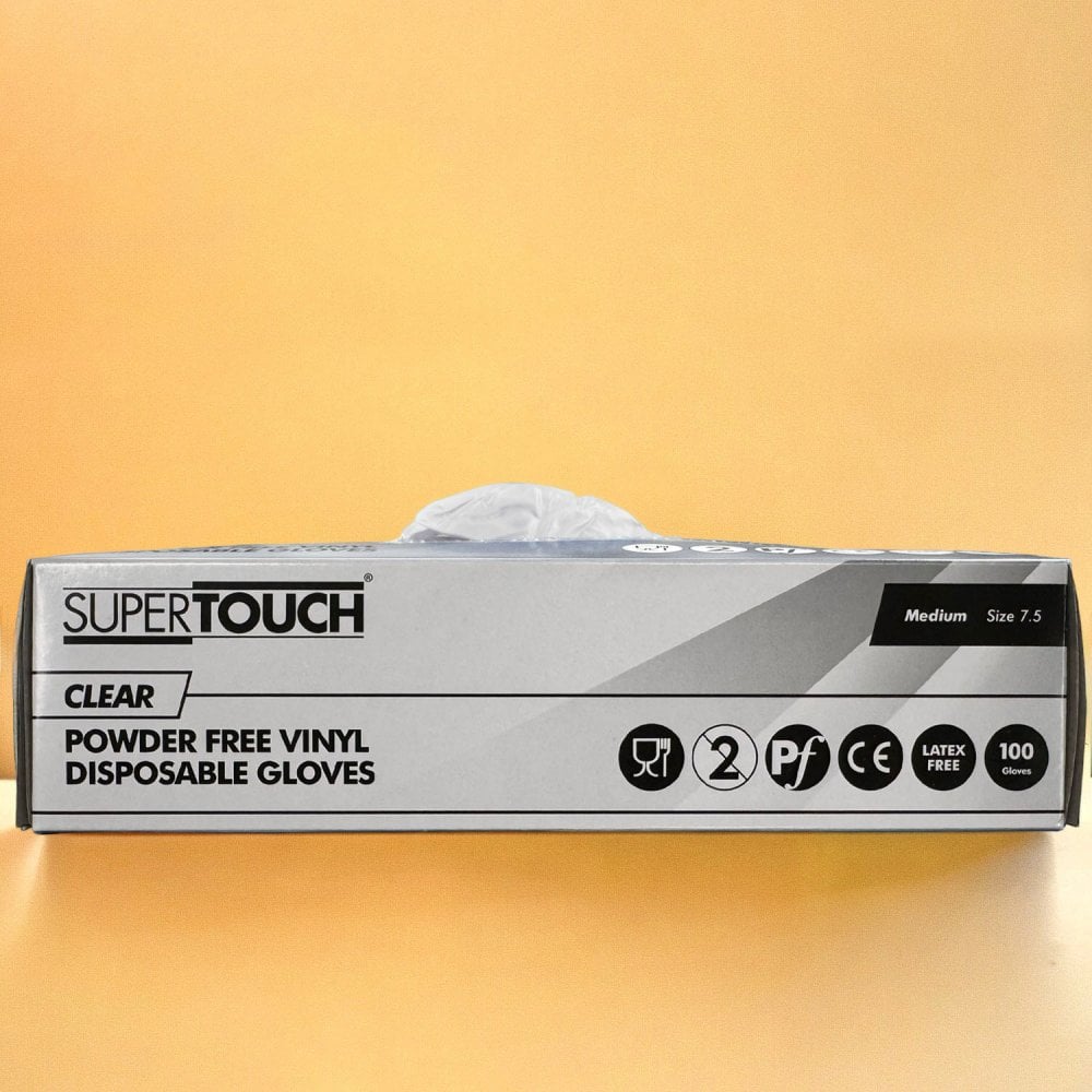 Clear Vinyl Gloves - Powder Free