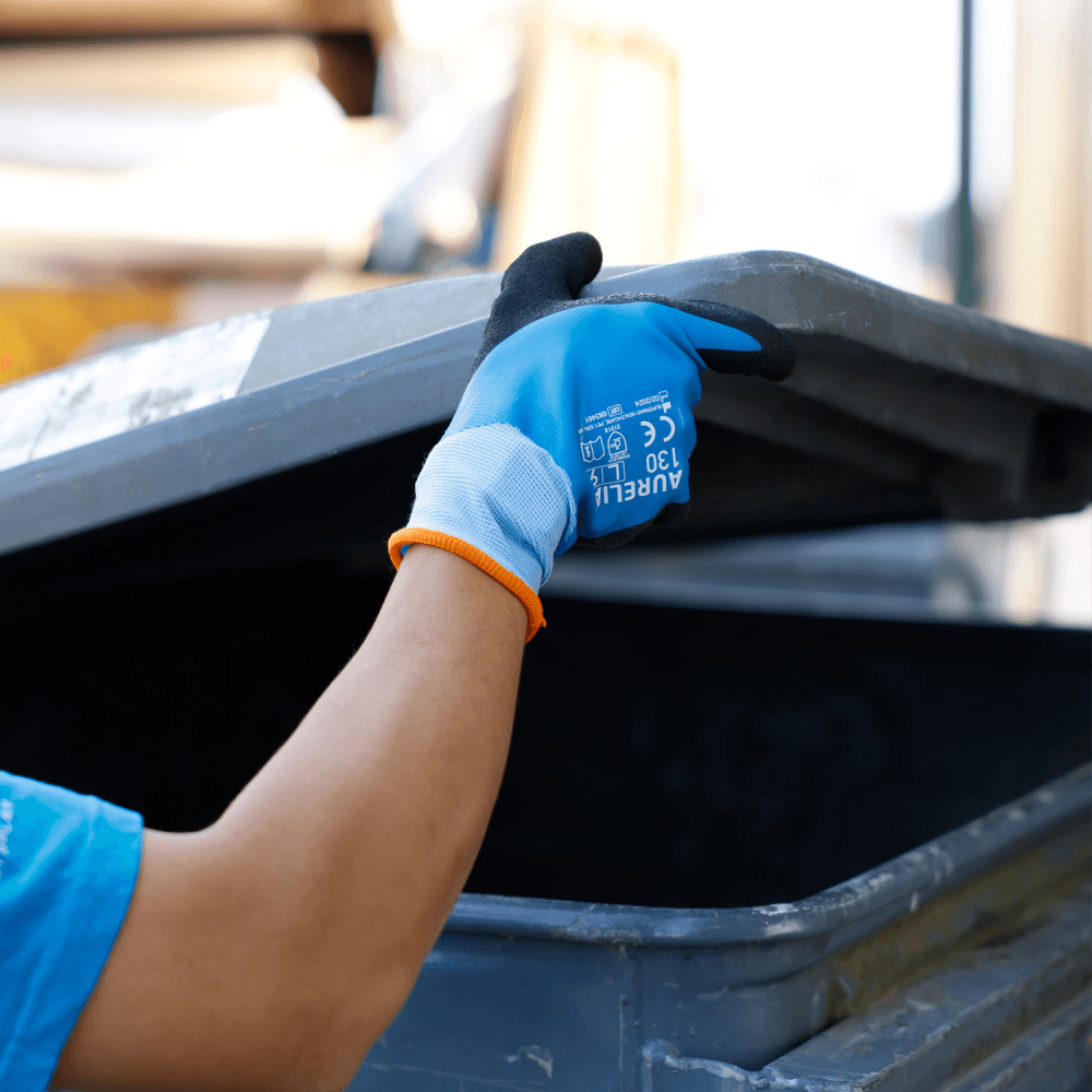 PU Flex Palm Coated Handling Gloves