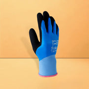 AURELIA 130 15gg Coated Latex Glove with a Black Sandy Latex Palm Coating