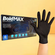 Bold MAX - Black Heavy Duty Nitrile Gloves