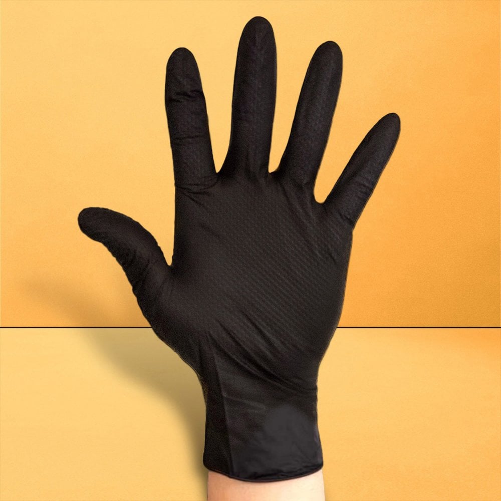 RAP Black Nitrile Gloves