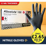 Absolute - Black Nitrile Gloves