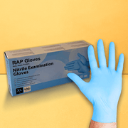 Blue Nitrile Gloves - Powder Free