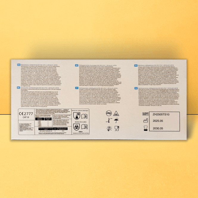 Blue Nitrile Gloves - Powder Free